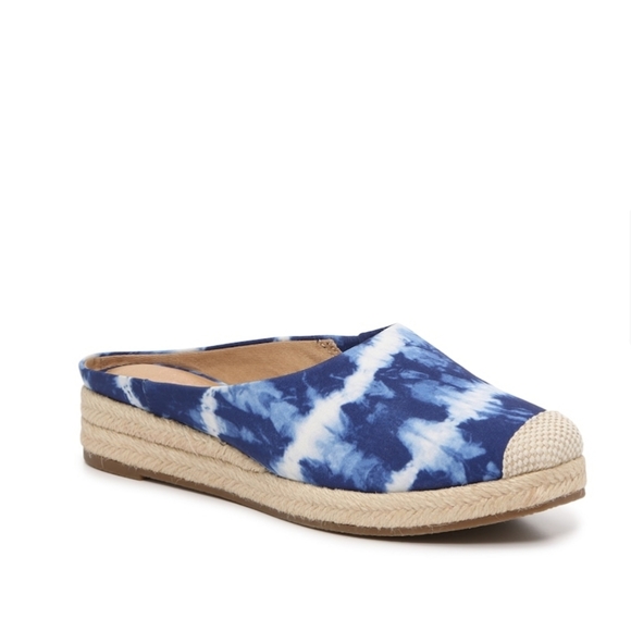 NWOT Crown Vintage - LONARI ESPADRILLE WEDGE MULE - Picture 1 of 11